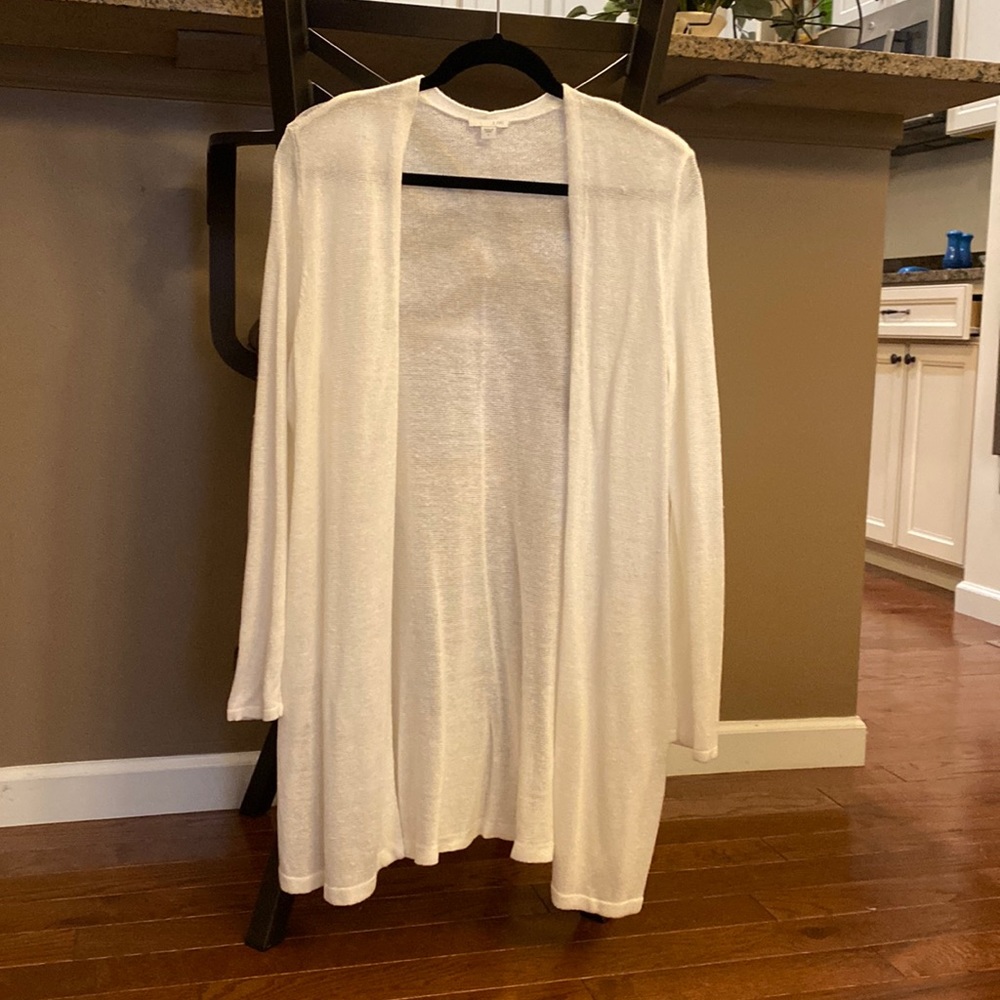 J. Jill white long sleeve sweater - Large